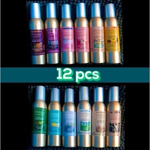 12 concentrated Yankee Candle Room Spray Lot discontinued